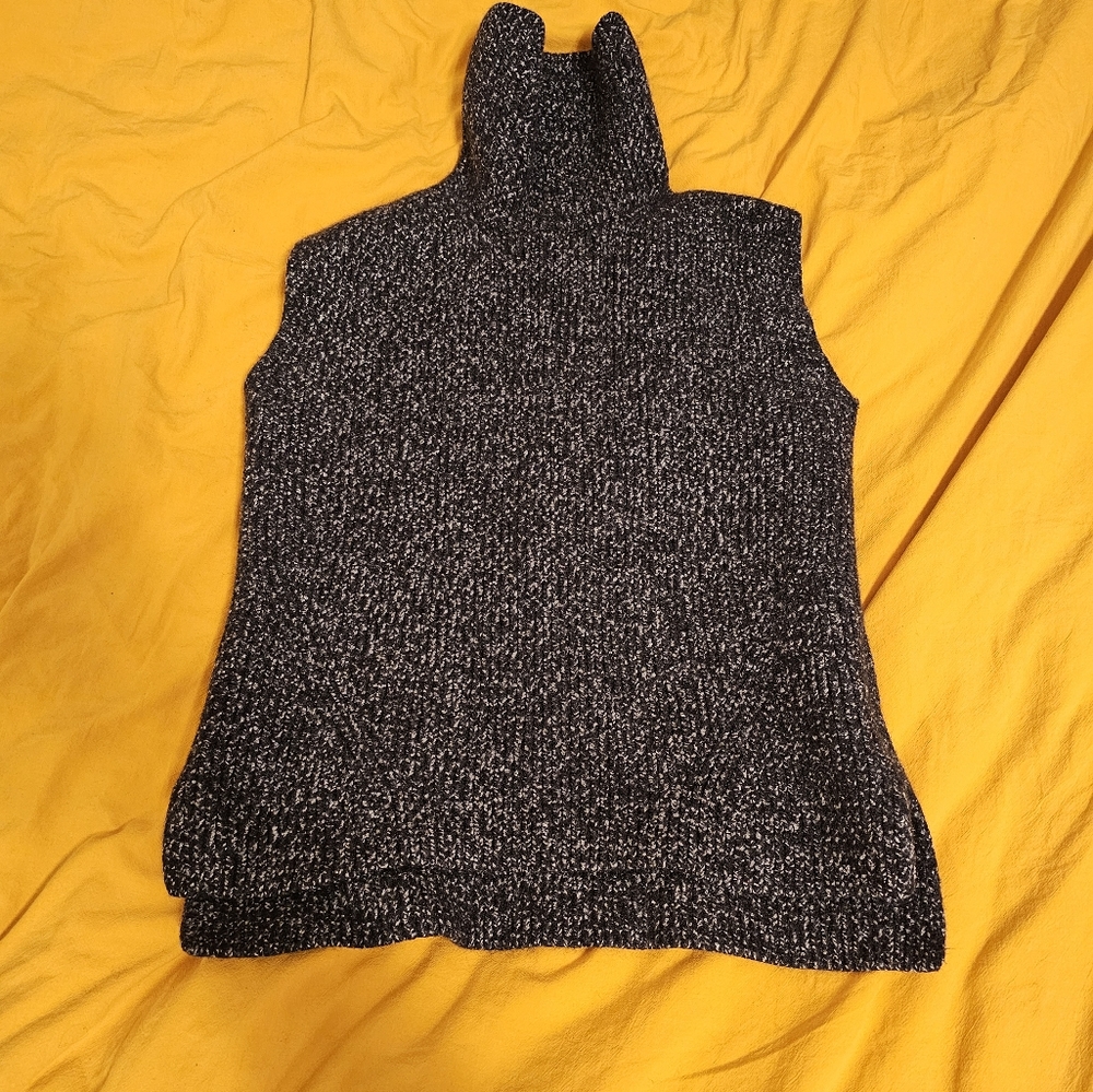 Everlane 100% Marino Wool Turtleneck Vest Size M (Fits like a small)